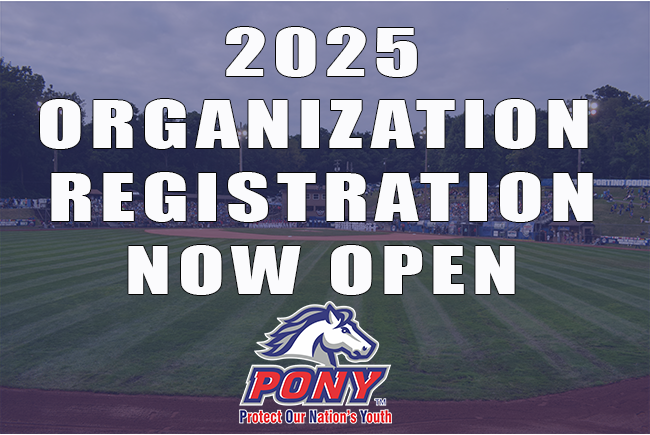 PONY Organization Registration Now Available